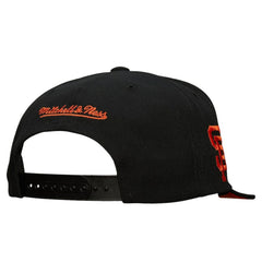 San Francisco Giants Mitchell & Ness Team Tagged Snapback Hat Lifestyle