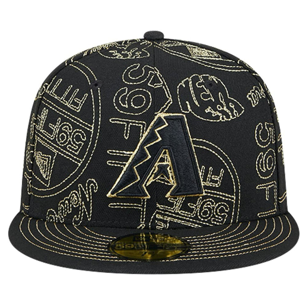 Arizona Diamondbacks New Era 59FIFTY Day Allover Fitted Hat On Sale