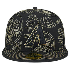 Arizona Diamondbacks New Era 59FIFTY Day Allover Fitted Hat On Sale