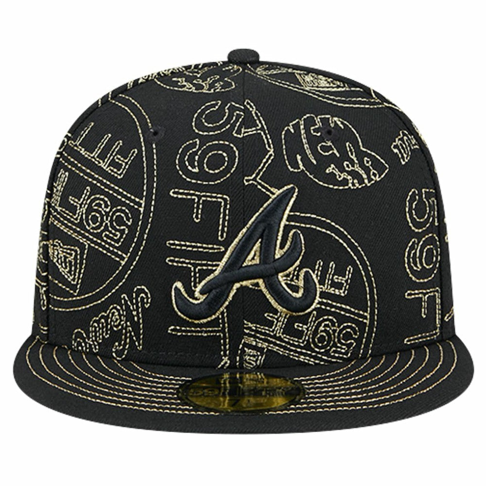 Atlanta Braves New Era 59FIFTY Day Allover Fitted Hat for sale