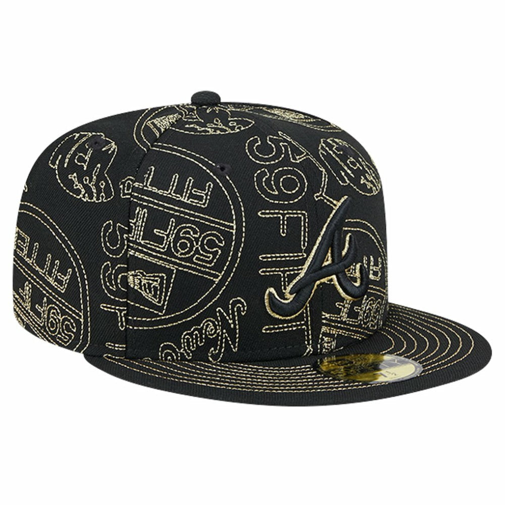 Atlanta Braves New Era 59FIFTY Day Allover Fitted Hat for sale