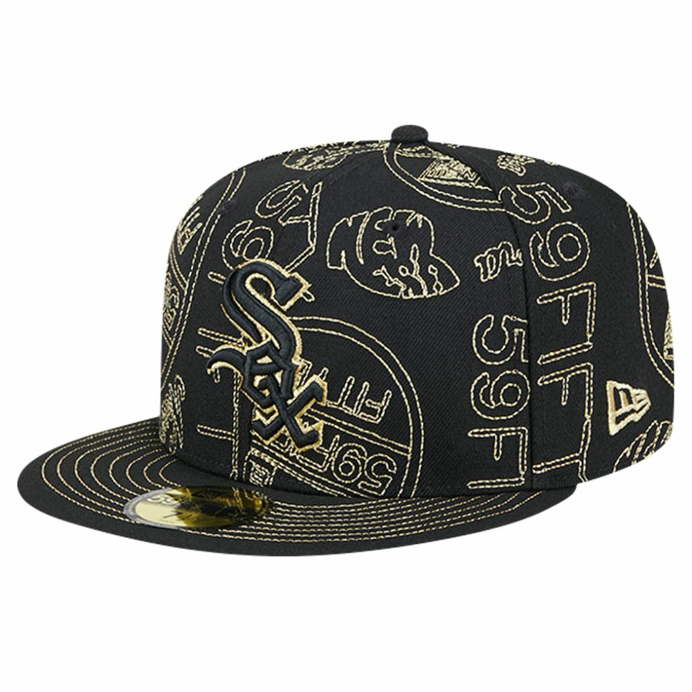 Chicago White Sox New Era 59FIFTY Day Allover Fitted Hat Lifestyle