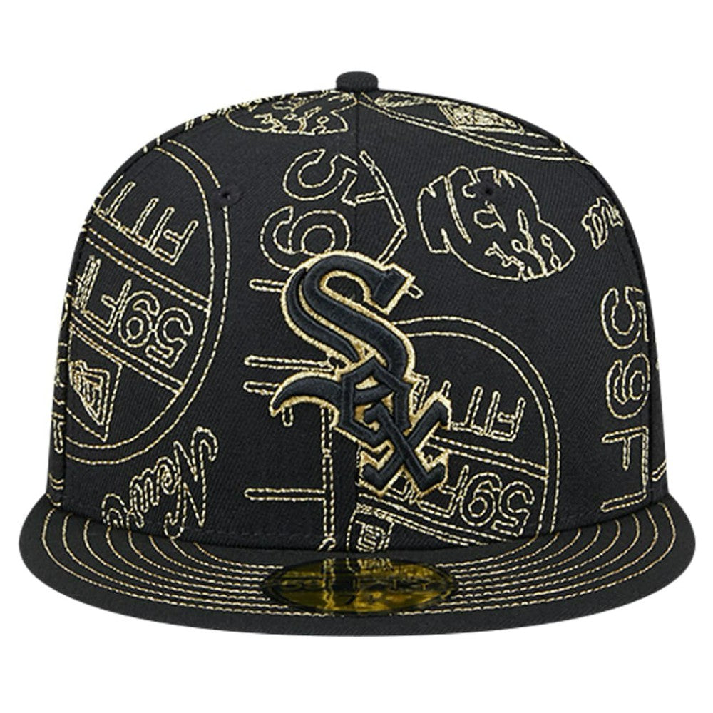Chicago White Sox New Era 59FIFTY Day Allover Fitted Hat Lifestyle
