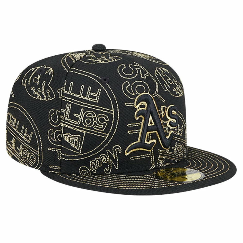 Athletics New Era 59FIFTY Day Allover Fitted Hat Online
