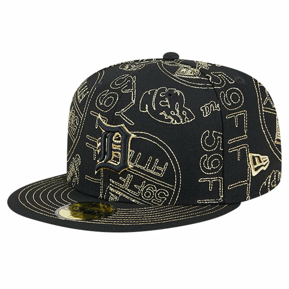 Detroit Tigers New Era 59FIFTY Day Allover Fitted Hat Sale