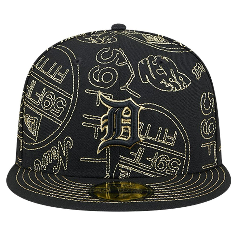 Detroit Tigers New Era 59FIFTY Day Allover Fitted Hat Sale
