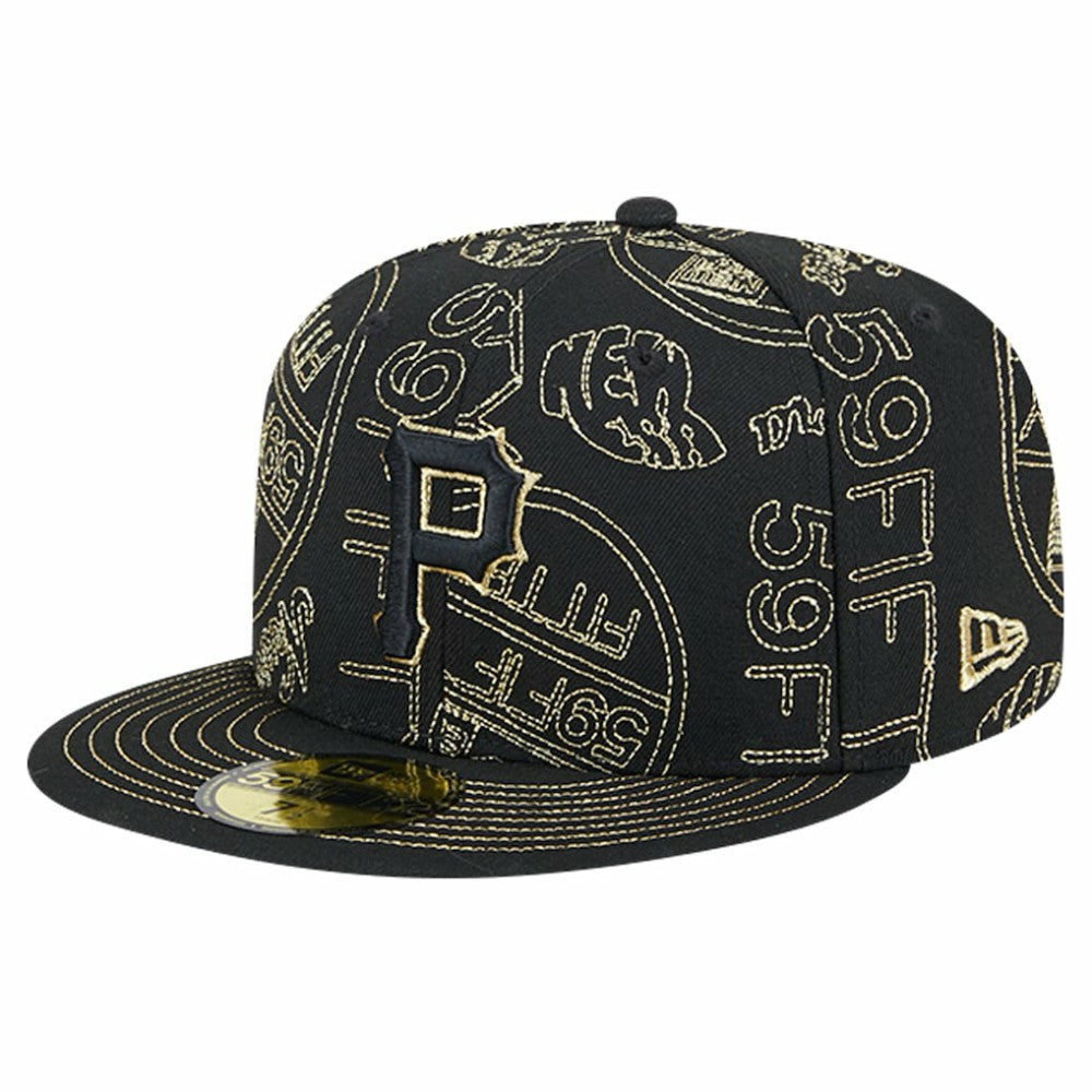 Pittsburgh Pirates New Era 59FIFTY Day Allover Fitted Hat On Sale