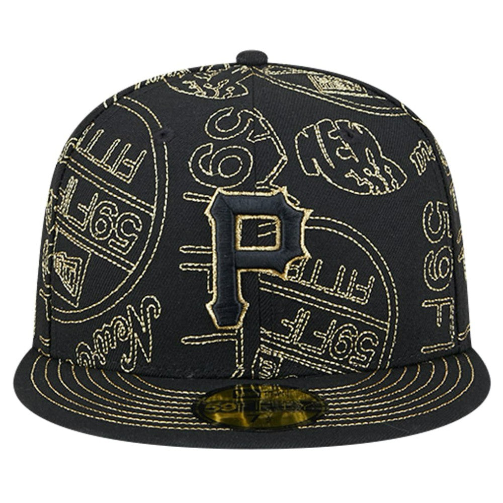 Pittsburgh Pirates New Era 59FIFTY Day Allover Fitted Hat On Sale