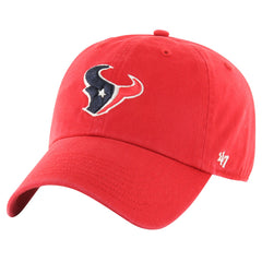 Houston Texans '47 Secondary Clean Up Adjustable Hat Red - 47 brand