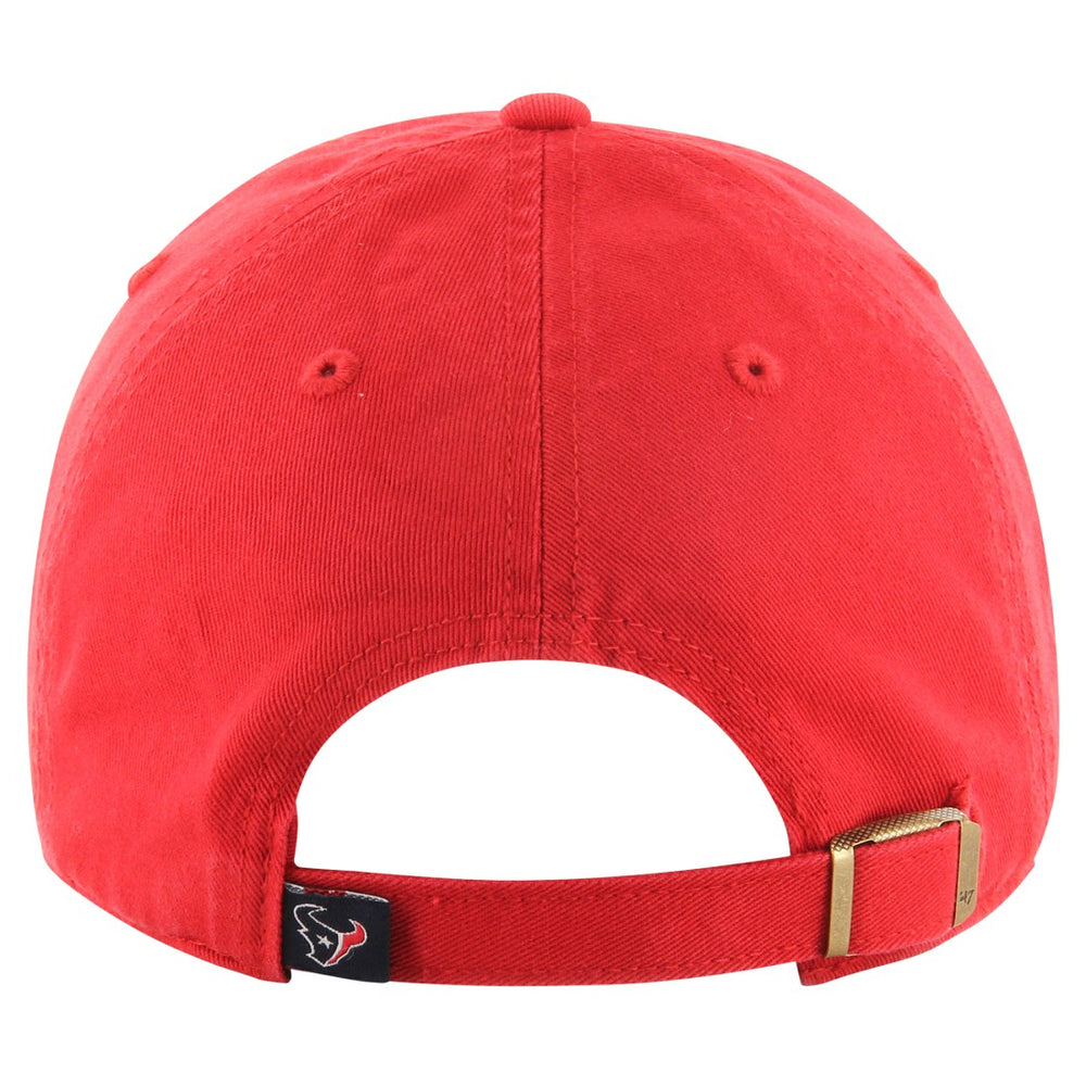 Houston Texans '47 Secondary Clean Up Adjustable Hat Red - 47 brand