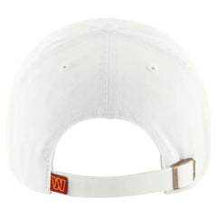 Washington Commanders '47 Clean Up Adjustable Hat White - 47 brand