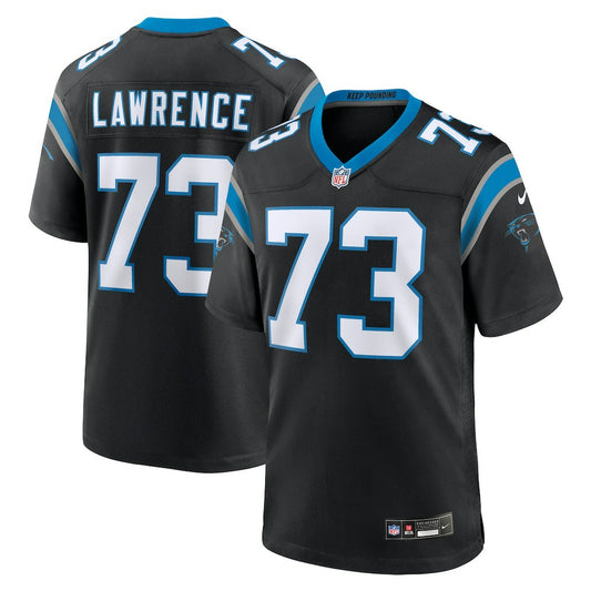 Rashard Lawrence Carolina Panthers Game Jersey - Black | NFL Jerseys