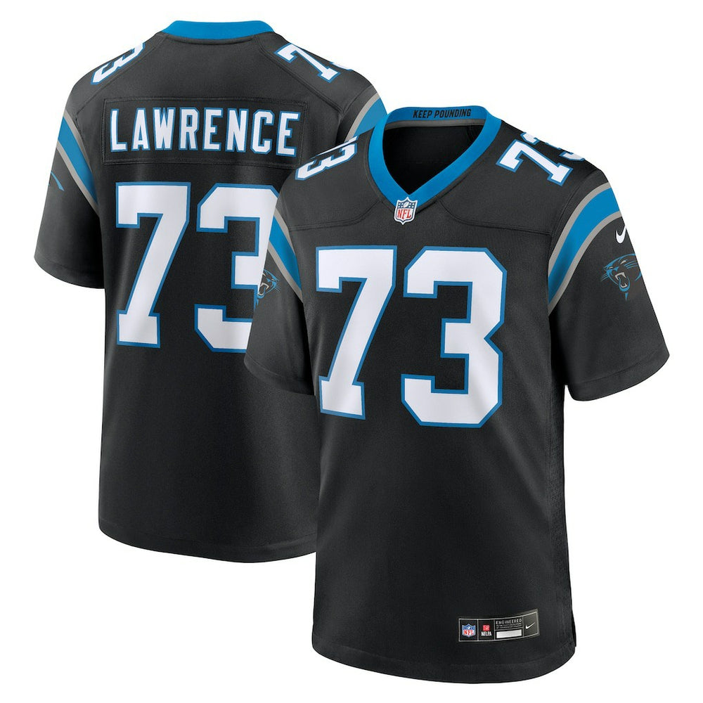 Rashard Lawrence Carolina Panthers Game Jersey Black - Nike