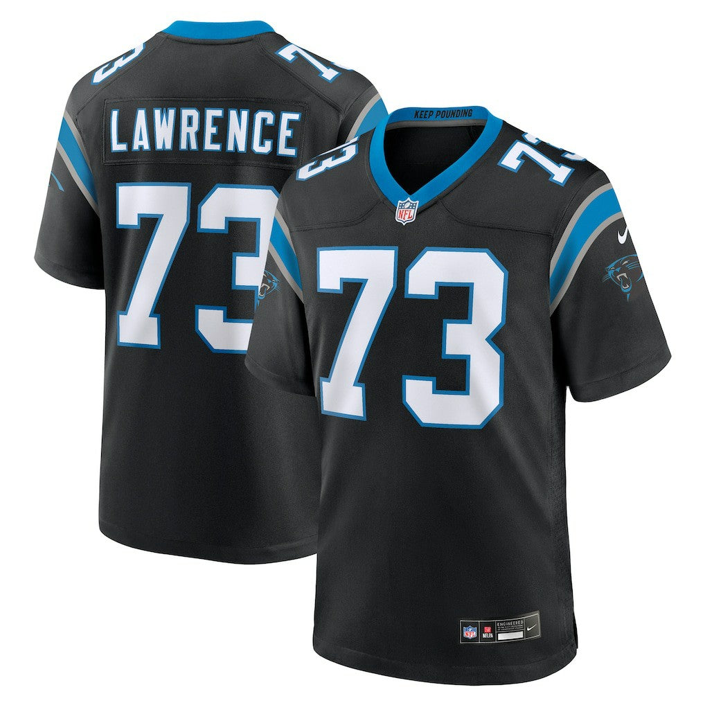 Rashard Lawrence Carolina Panthers Game Jersey Black - Nike
