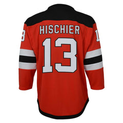 Nico Hischier New Jersey Devils - Youth Captain Patch Home Replica Player Jersey Red