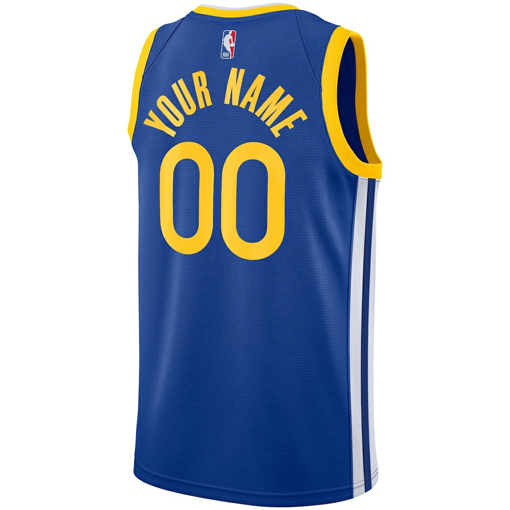 Nike - Golden State Warriors Unisex 2019/20 Custom Swingman Jersey - Royal - Icon Edition