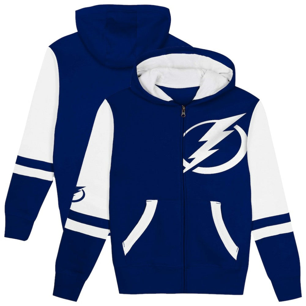 Tampa Bay Lightning - Preschool Face Off Full-Zip Hoodie Blue