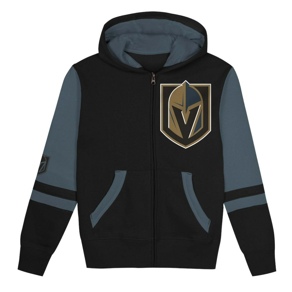 Vegas Golden Knights Preschool Face Off Full-Zip Hoodie Black