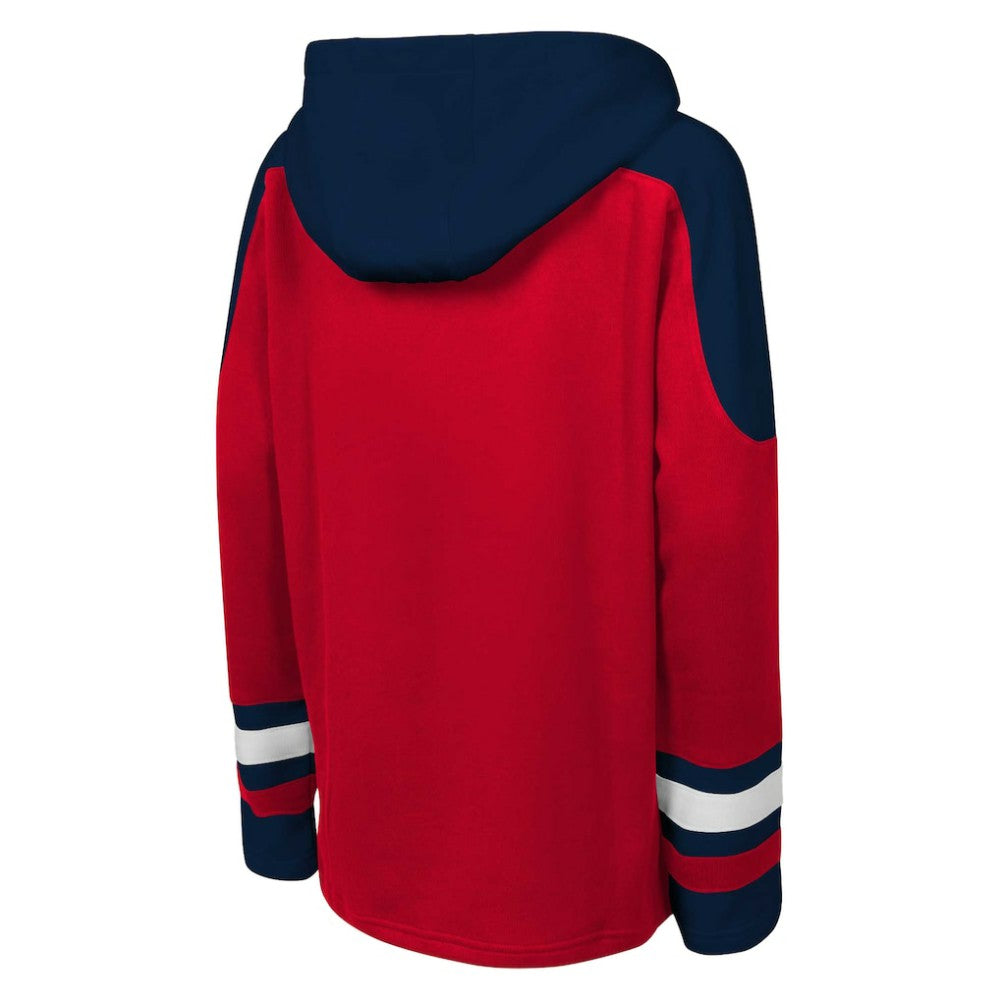 Washington Capitals Youth Ageless Must Have Home V-Neck Pullover Hoodie Red