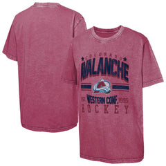Colorado Avalanche - Youth Sure Short T-Shirt Burgundy