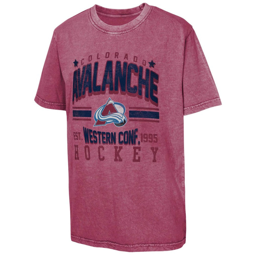 Colorado Avalanche - Youth Sure Short T-Shirt Burgundy