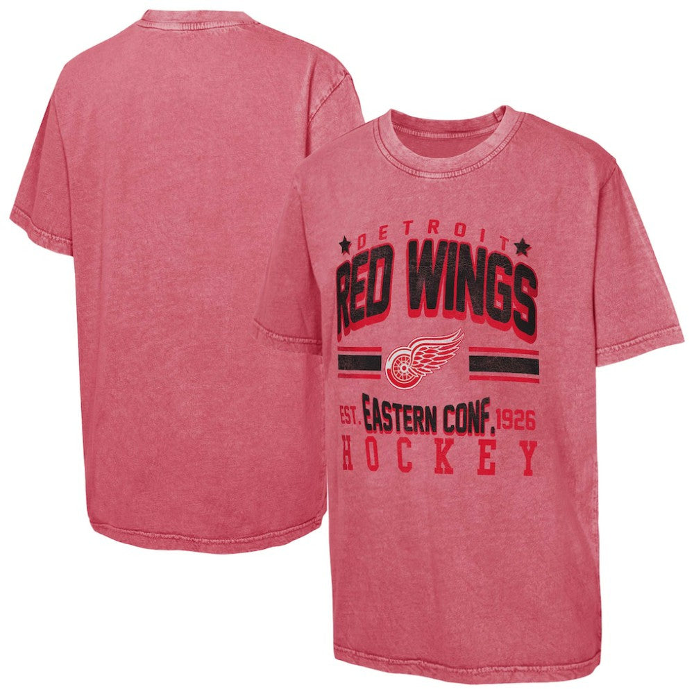 Detroit Red Wings - Youth Sure Short T-Shirt Red