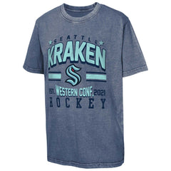 Seattle Kraken Youth Sure Short T-Shirt Navy
