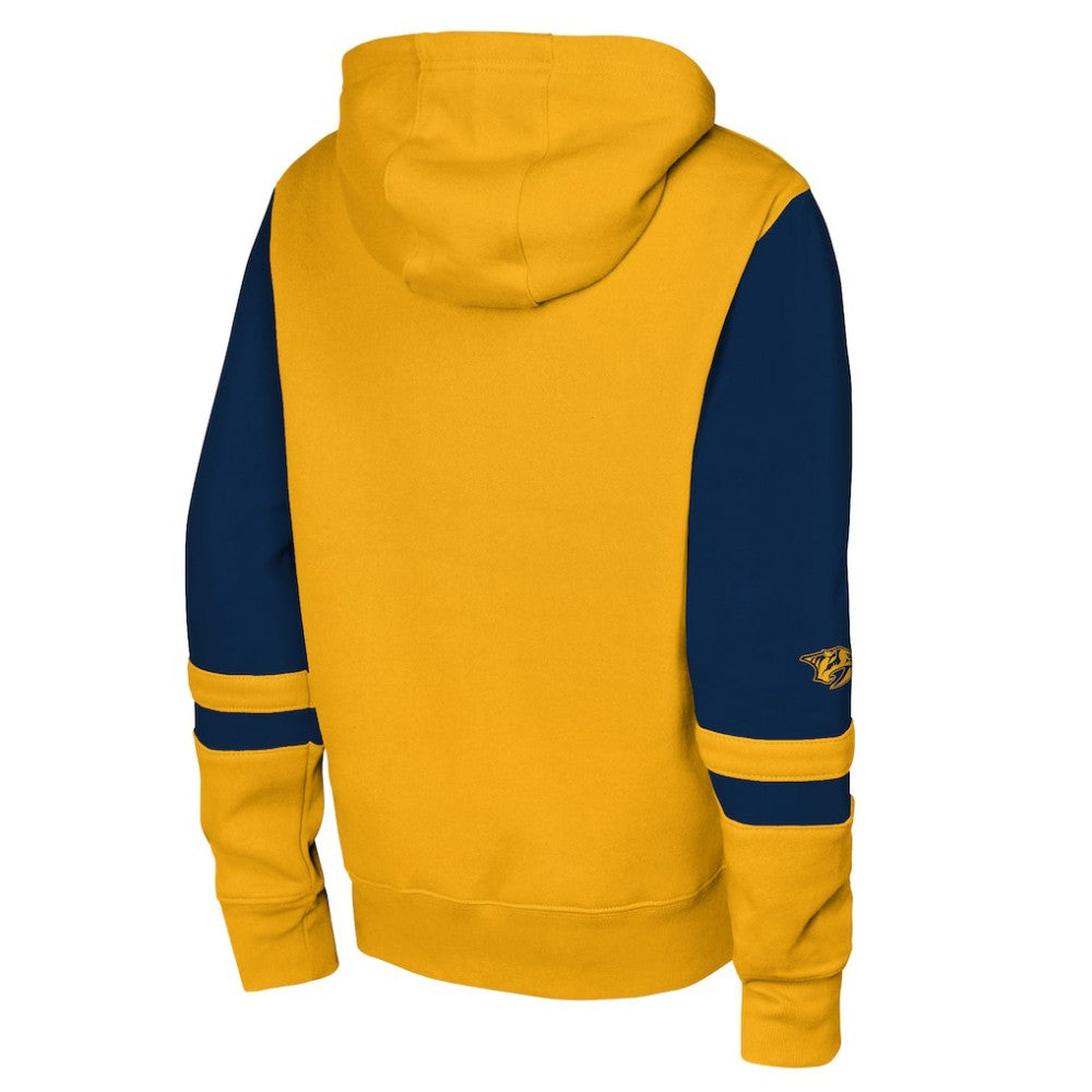 Nashville Predators - Youth Face Off Full-Zip Hoodie Gold