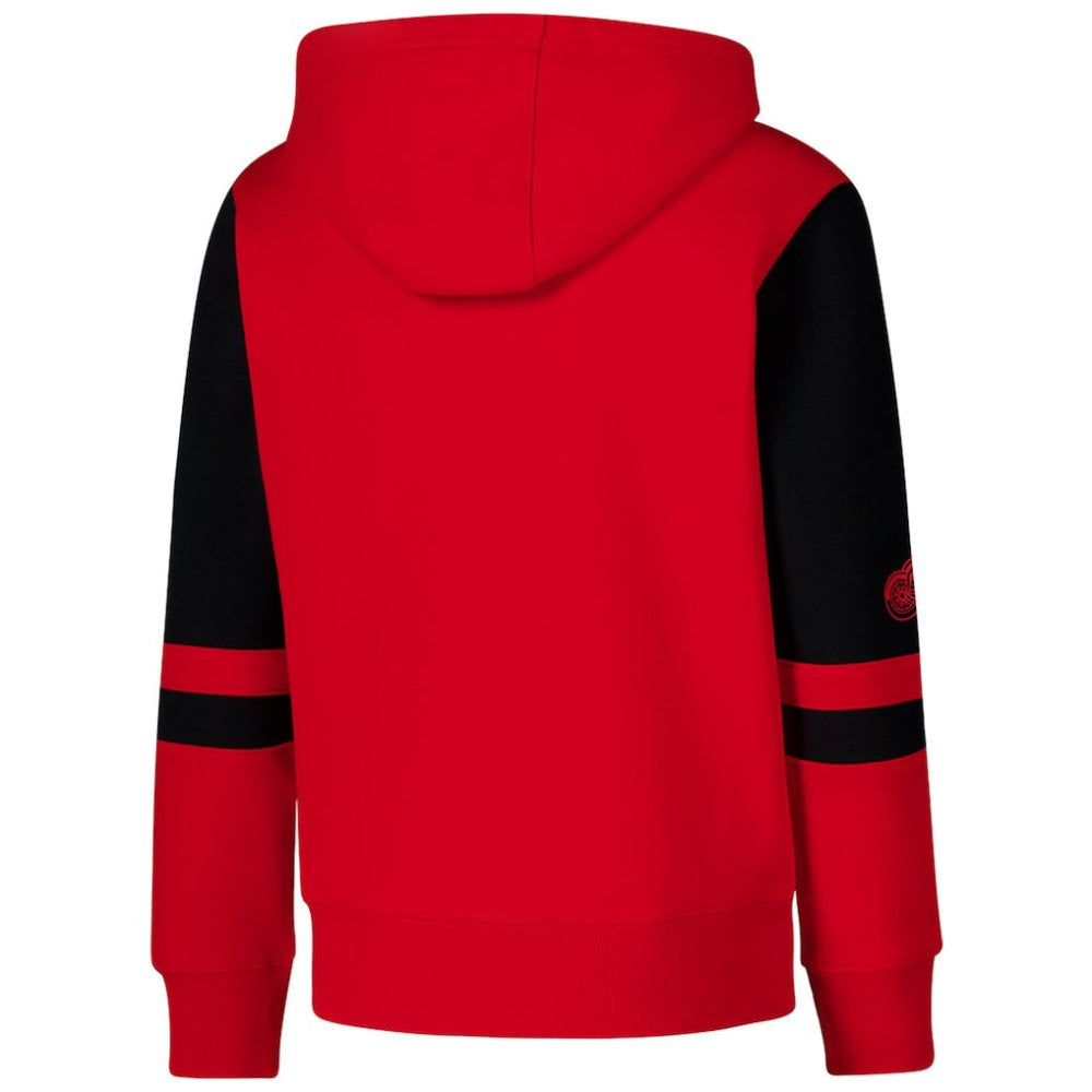Detroit Red Wings - Youth Face Off Full-Zip Hoodie Red