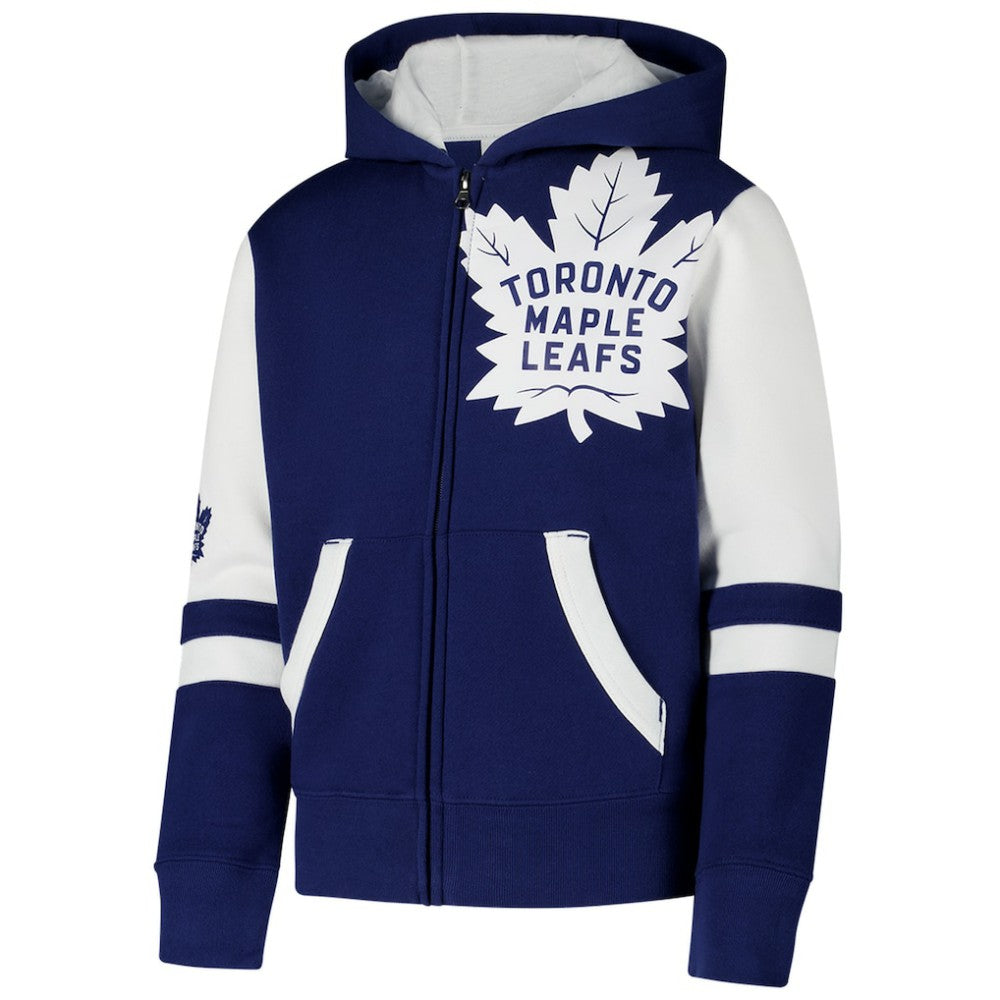 Toronto Maple Leafs - Youth Face Off Full-Zip Hoodie Blue