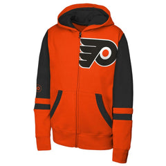 Philadelphia Flyers - Youth Face Off Full-Zip Hoodie Orange