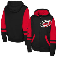 Carolina Hurricanes - Youth Face Off Full-Zip Hoodie Black