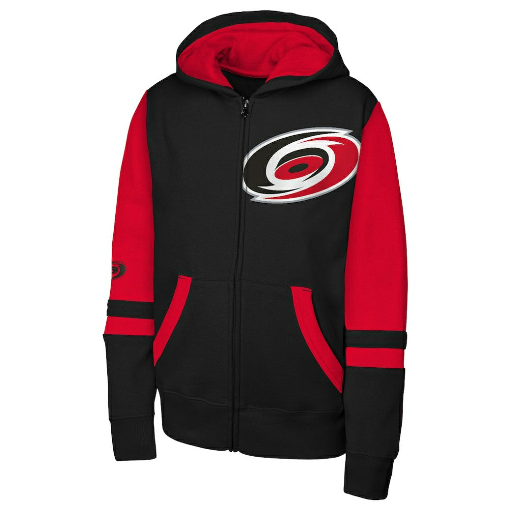 Carolina Hurricanes - Youth Face Off Full-Zip Hoodie Black