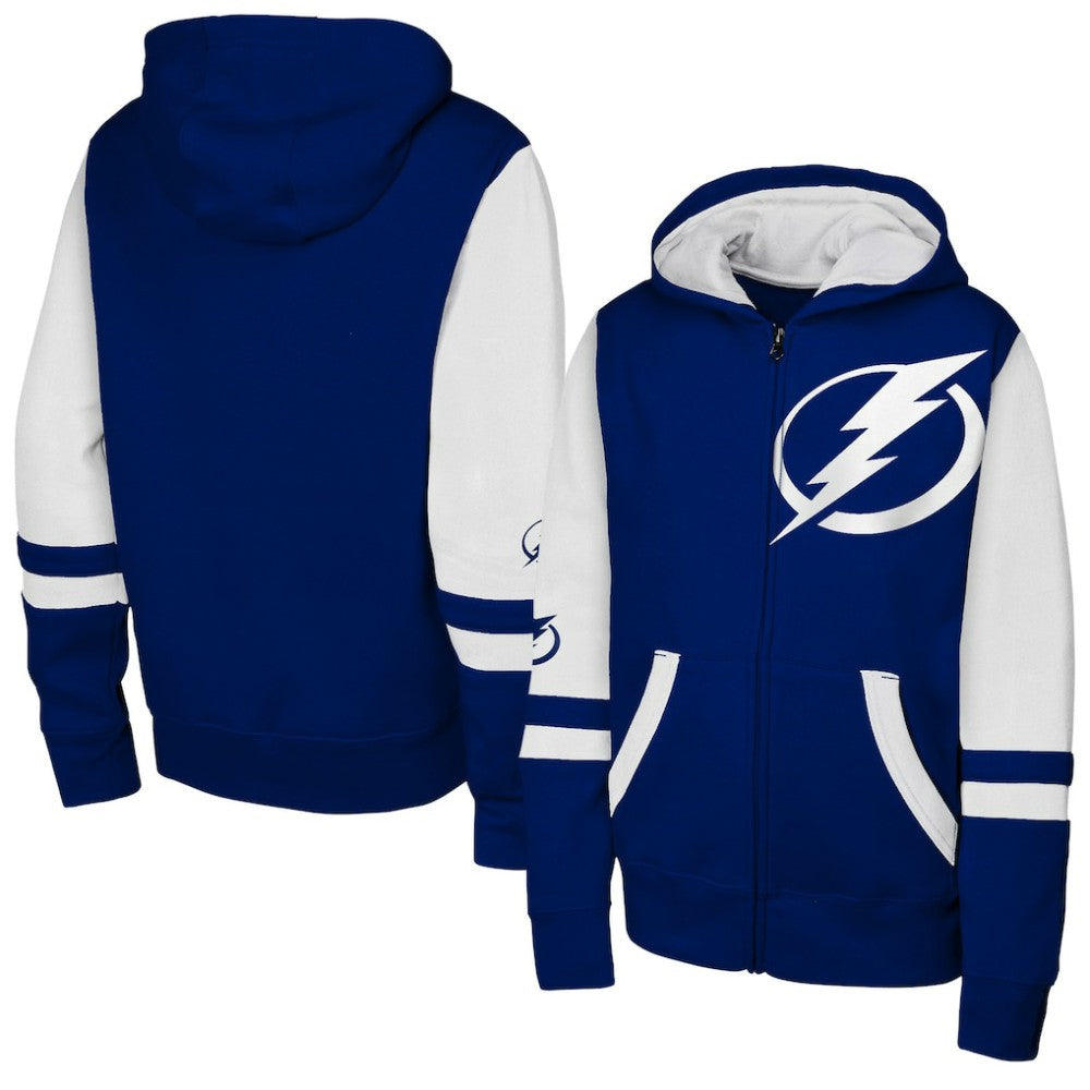 Tampa Bay Lightning - Youth Face Off Full-Zip Hoodie Blue