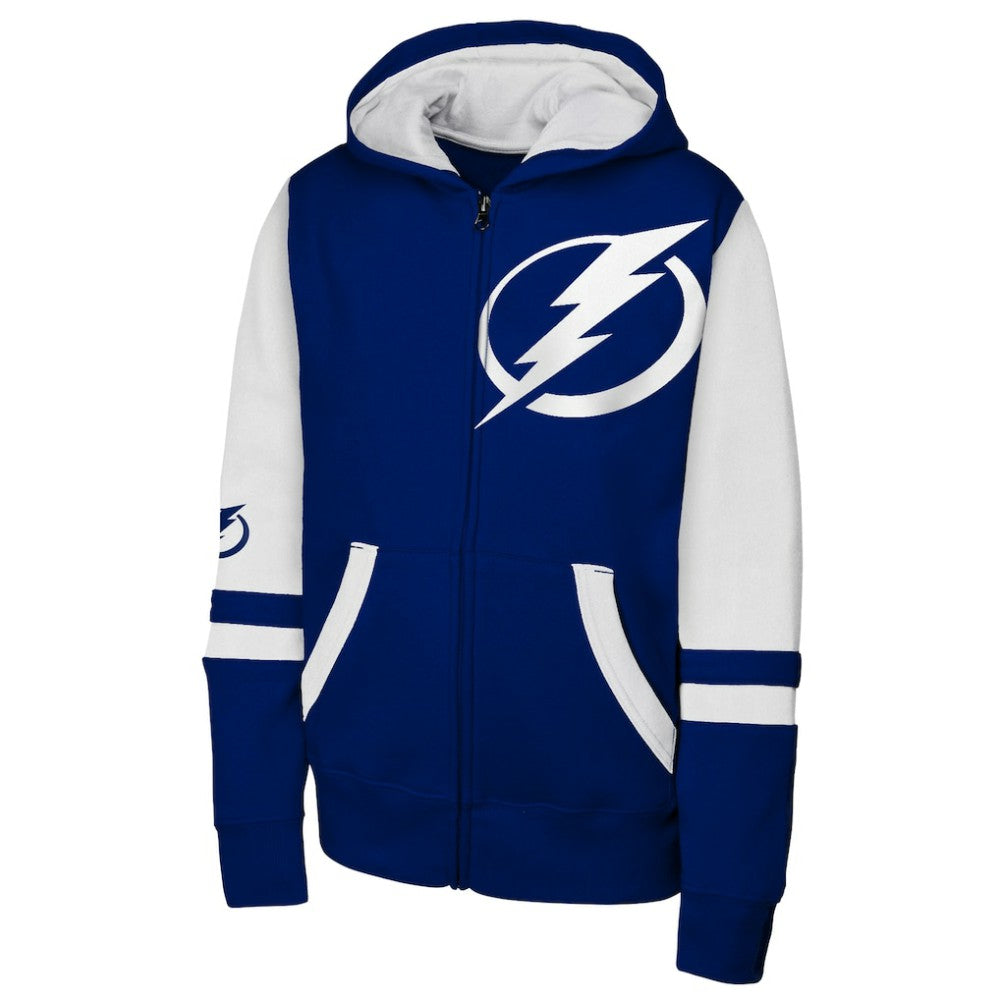 Tampa Bay Lightning - Youth Face Off Full-Zip Hoodie Blue