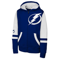 Tampa Bay Lightning - Youth Face Off Full-Zip Hoodie Blue