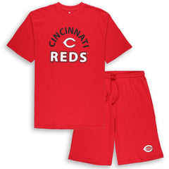 Cincinnati Reds Profile Big & Tall T-Shirt & Shorts Combo Set discount
