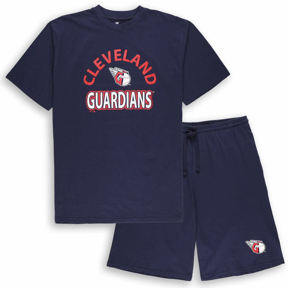Cleveland Guardians Profile Big & Tall T-Shirt & Shorts Combo Set Online
