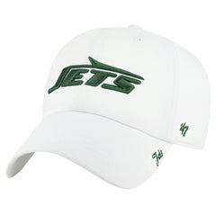 New York Jets '47 Women's Miata Clean Up Adjustable Hat White - 47 brand