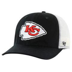 Kansas City Chiefs '47 Youth Trucker Adjustable Hat Black/White - 47 brand