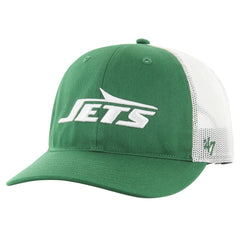 New York Jets '47 Youth Trucker Adjustable Hat Green/White - 47 brand