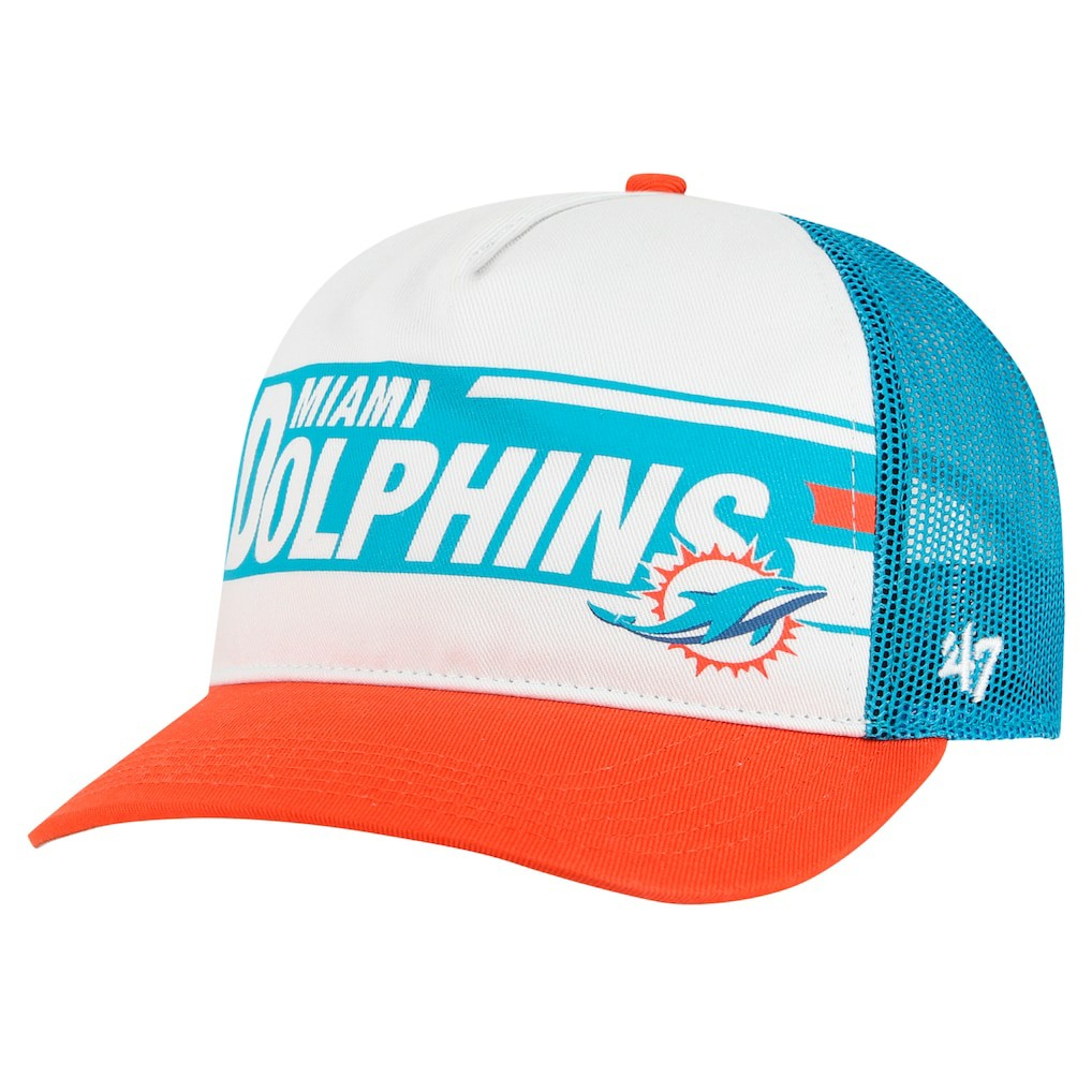 Miami Dolphins '47 Youth Trucker Adjustable Hat White/Orange - 47 brand