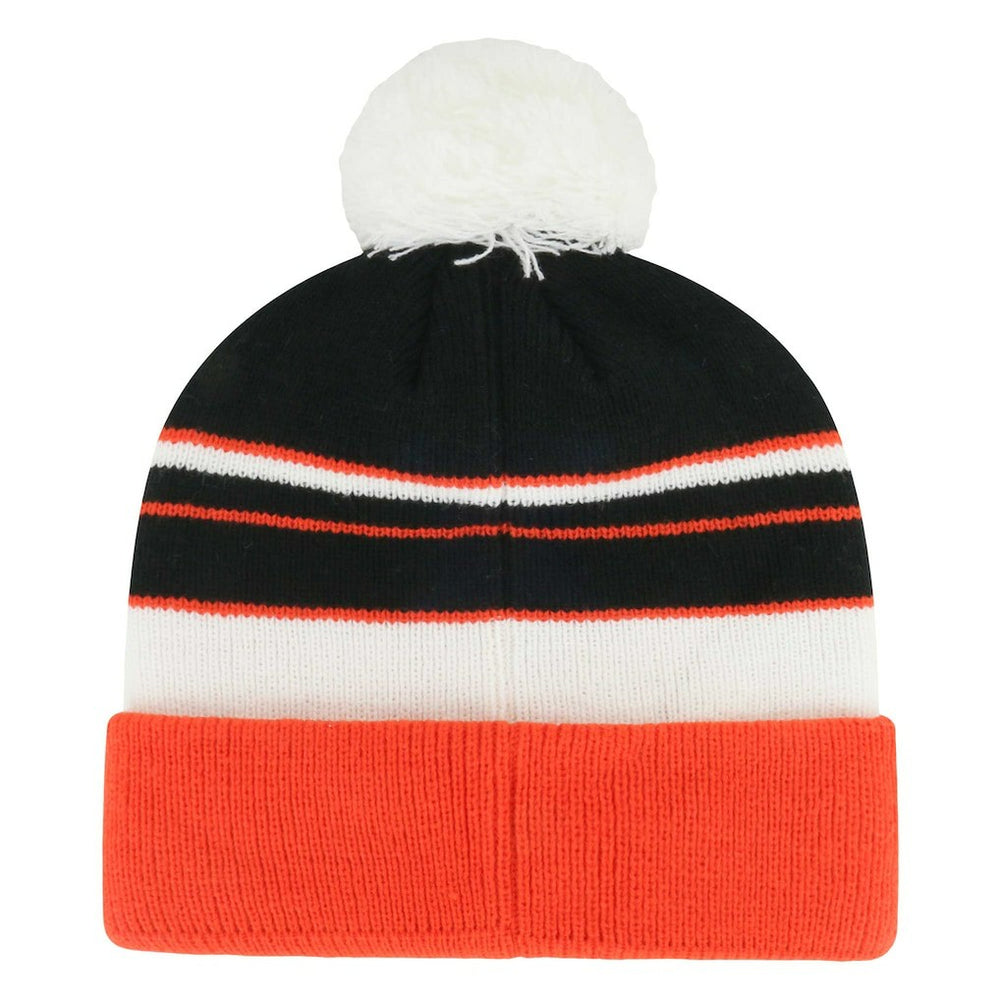 Cincinnati Bengals '47 Youth Peewee Cuffed Knit Hat with Pom Black/Orange - 47 brand