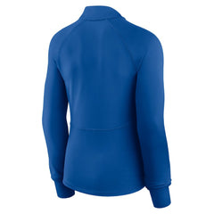 Chicago Cubs Fanatics Women's Elements Raglan Tri-Blend Quarter-Zip Top for sale