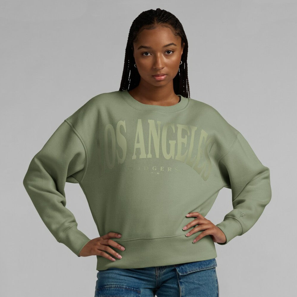 Los Angeles Dodgers Fanatics Women's Elements Flow Pullover Sweatshirt for sale