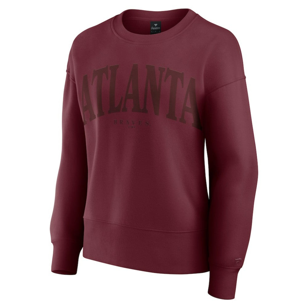 Atlanta Braves Fanatics Women's Elements Flow Pullover Sweatshirt for sale