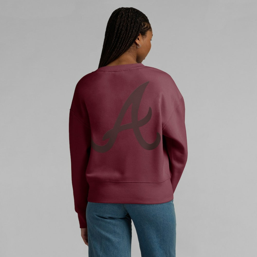 Atlanta Braves Fanatics Women's Elements Flow Pullover Sweatshirt for sale