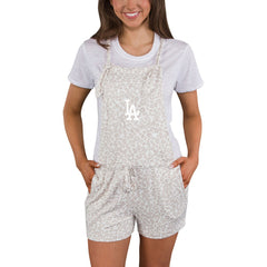 Los Angeles Dodgers Concepts Sport Women's Montana Hacci Knit Romper Overalls Clearance