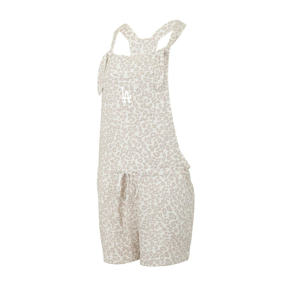 Los Angeles Dodgers Concepts Sport Women's Montana Hacci Knit Romper Overalls Clearance
