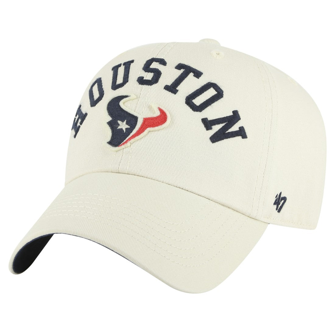 Houston Texans '47 Clubhouse Faber Clean Up Adjustable Hat Cream - 47 brand